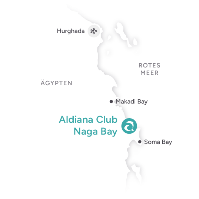 Landkarte Aldiana Club Naga Bay