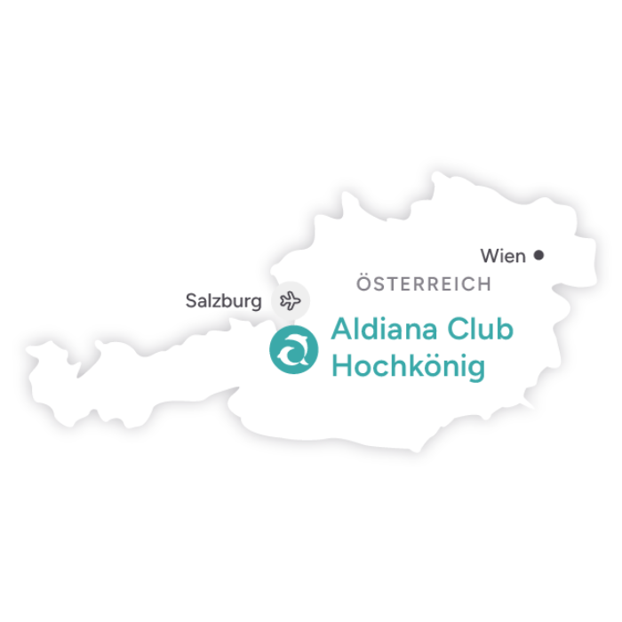 Landkarte Aldiana Club Hochkönig